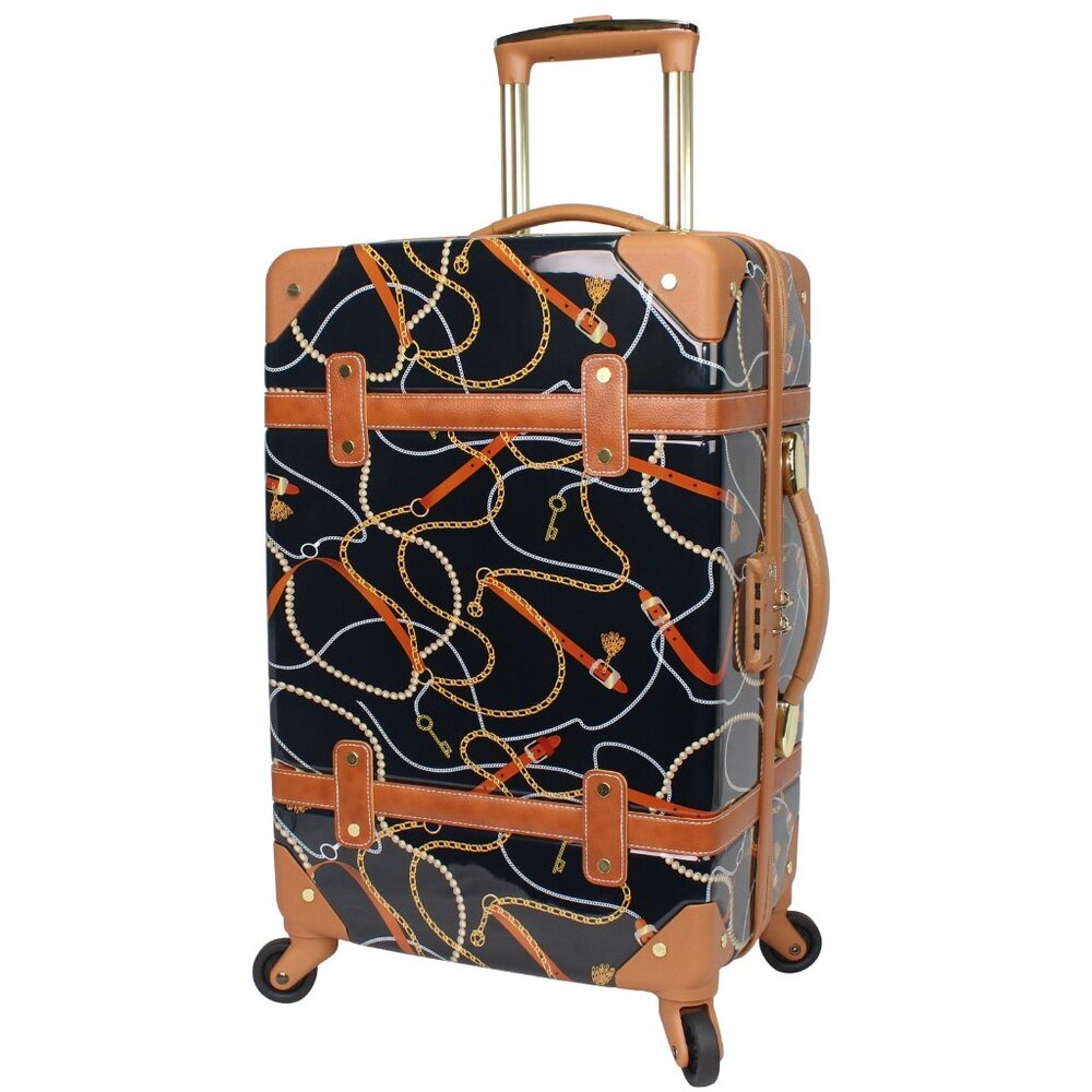 NEW - World Traveler Chariot Trunk Style 20-Inch Carry-On Luggage - Black